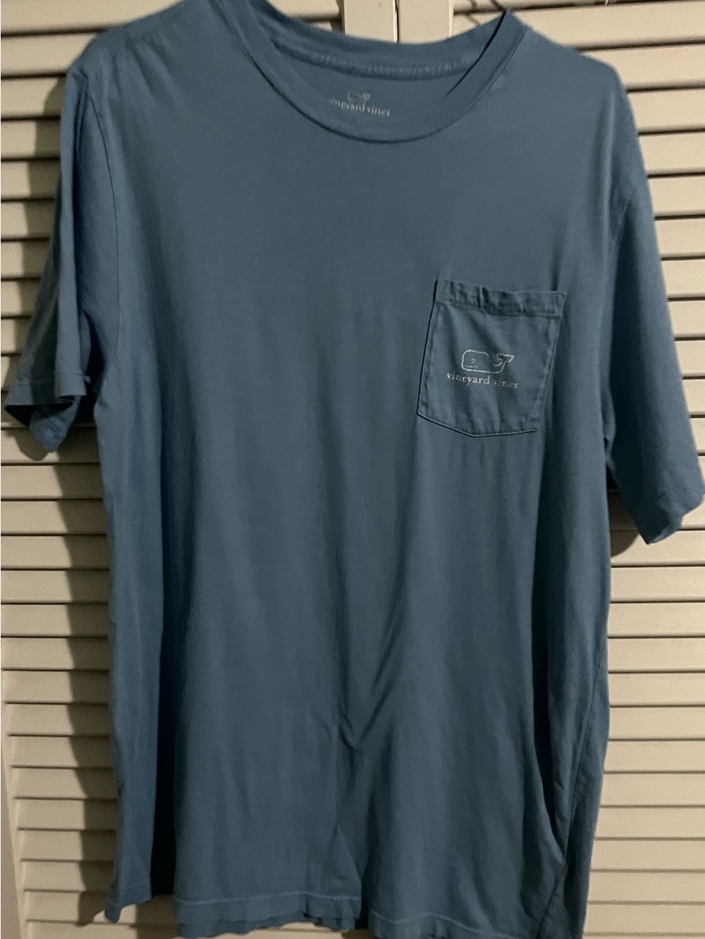 Vineyard Vines Boys XL 18 Pocket T-Shirt — Slate Blue